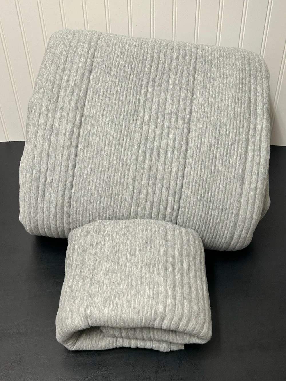 West Elm Cloud Jersey comforter twin